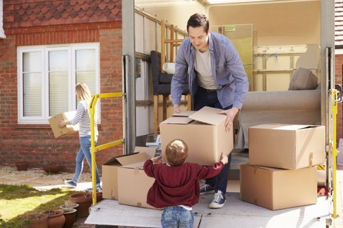 Professional packing services for a Belgravia townhouse move
