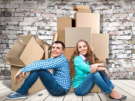 Packing and loading moving boxes for a Belgravia property relocation