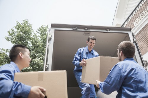 Local moving service preparing for a property move in Belgravia