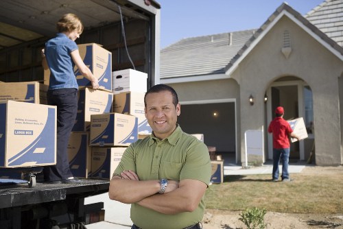 Customer booking a van removal service with item details and access information