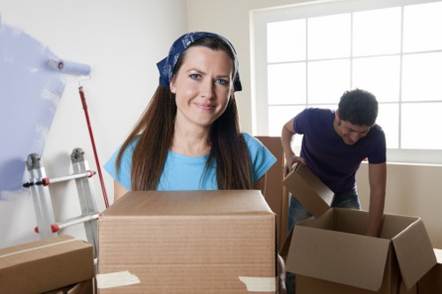 Business relocation team organising an office move in Belgravia