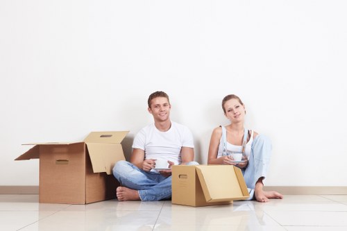 Removal van service for Belgravia townhouses and apartments