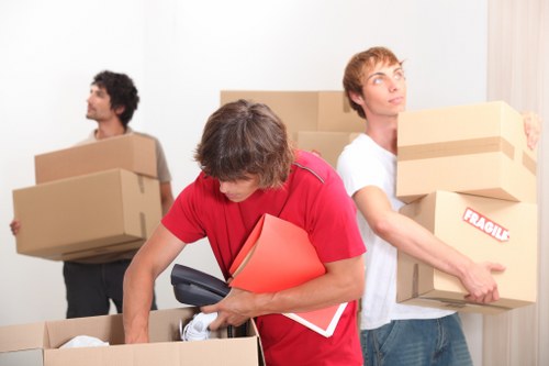 Furniture transport and item loading for a Belgravia move
