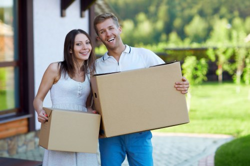 Commercial and residential move support with a removal van in Belgravia