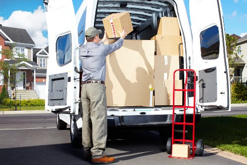 Prepared van interior with protected and stable cargo