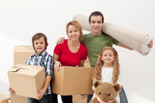 Commercial moving truck support for office relocation in Belgravia
