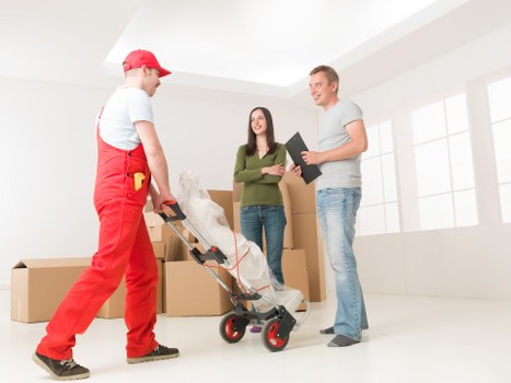Local furniture collection team working in Belgravia